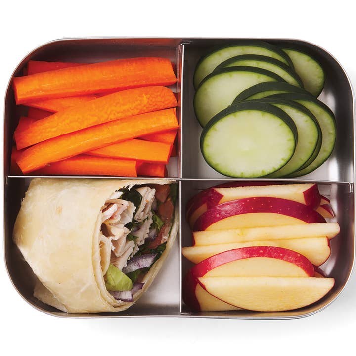 Fox Run Brands - Wholesale Lunch bag/box – Kids - Bits Kits Kids' Bento Box, Stainless Steel, 6.25"x 5"x 1.75"4