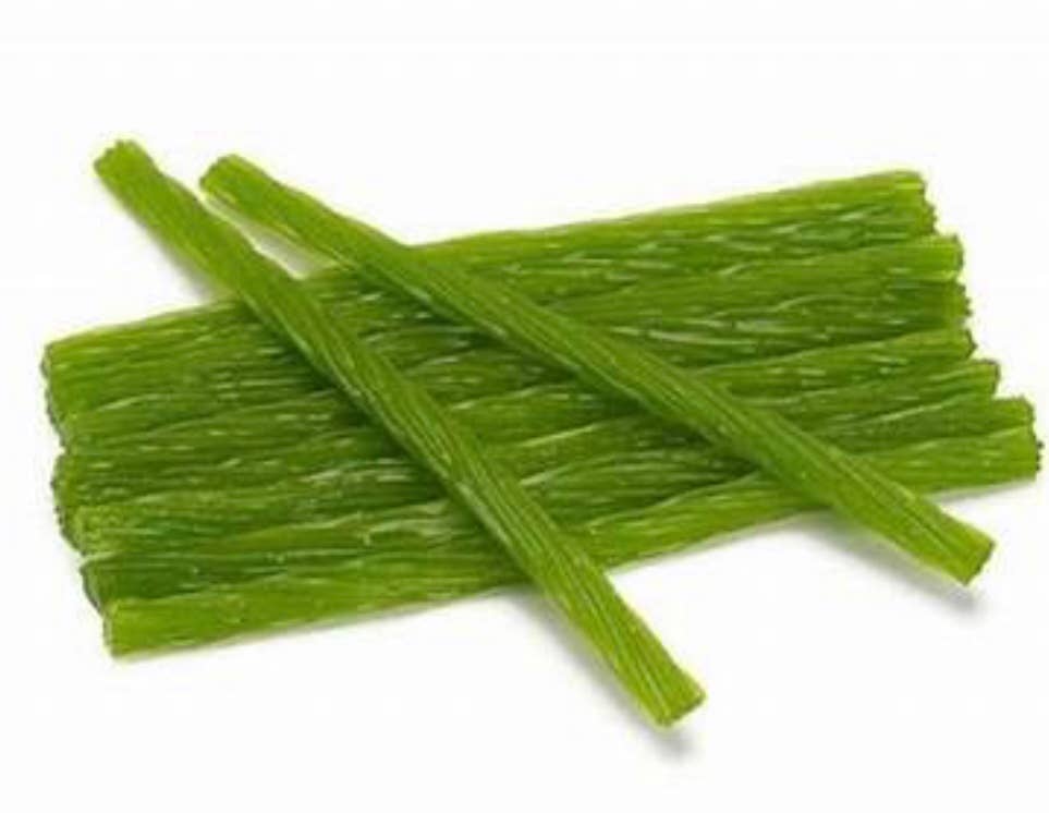 O'Shea's Candies Sweet Shop - Wholesale Licorice - Gourmet Licorice Green Apple 🍏 1/2 Pound Bag- Thick Cut2
