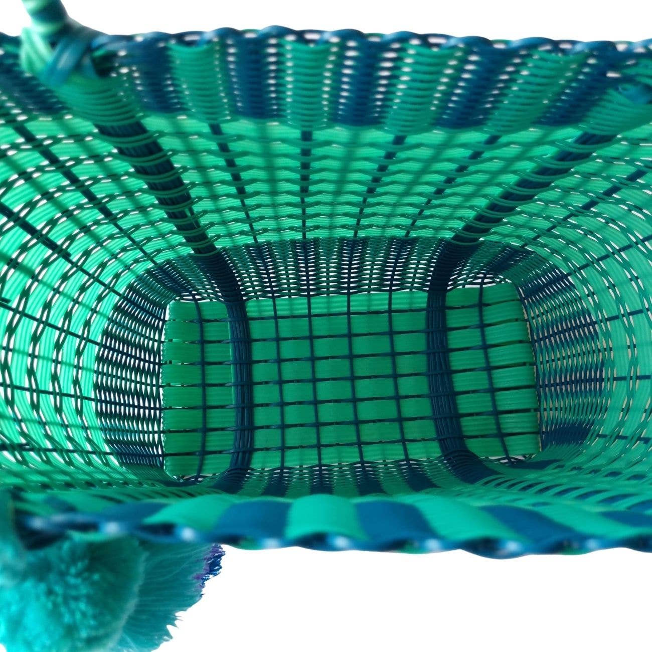 Achiote Guatemalan Goods - Wholesale Tote Bag - Women's - Achiote Recycled Plastic 100% Handmade Tote Bag Color Mint6