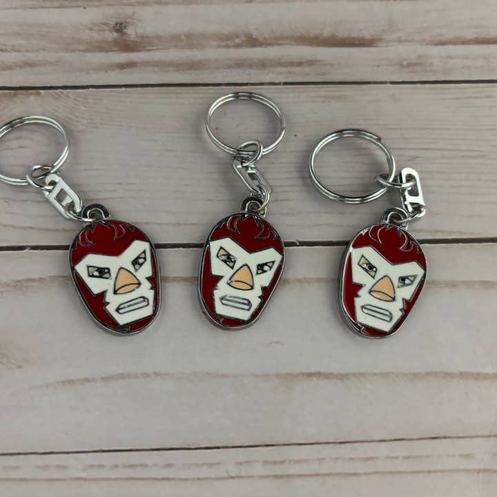 Mexican Luchador Lucha Libre Keychain for wholesale by Viva Greetings