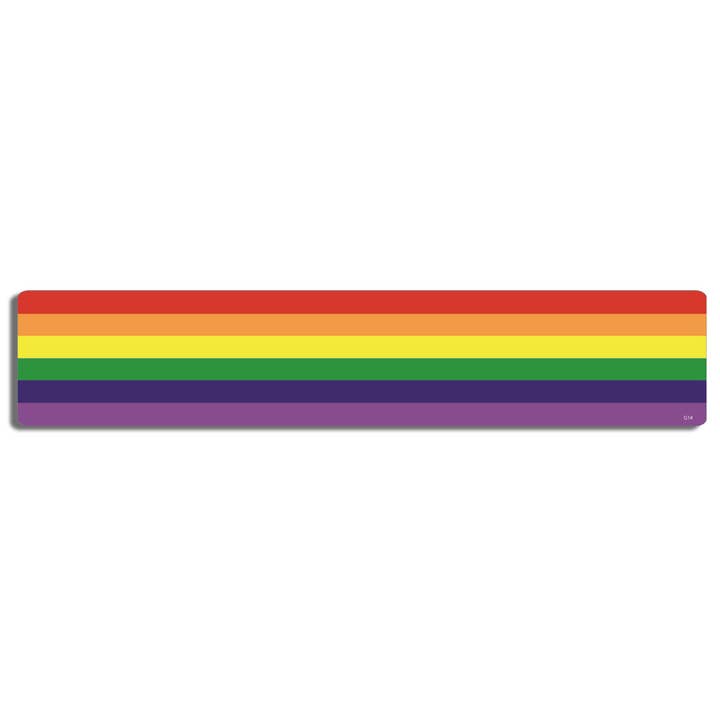 Rainbow Skinny Flag - Adesivo de Para-Choques LGBT, Ímã de Carro por atacado de Humper Bumper