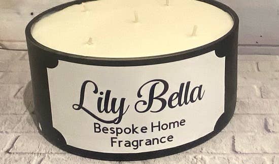 Lily Bella Home Fragrance - Vente Bougie en bocal - Bougie multi-mèches extra large pour bocal à poissons4