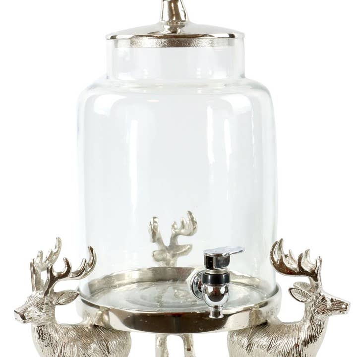 HOFF-INTERIEUR - Wholesale Decorative Tabletop Object - BEVERAGE DISPENSER "HIRSCH" (9956)
