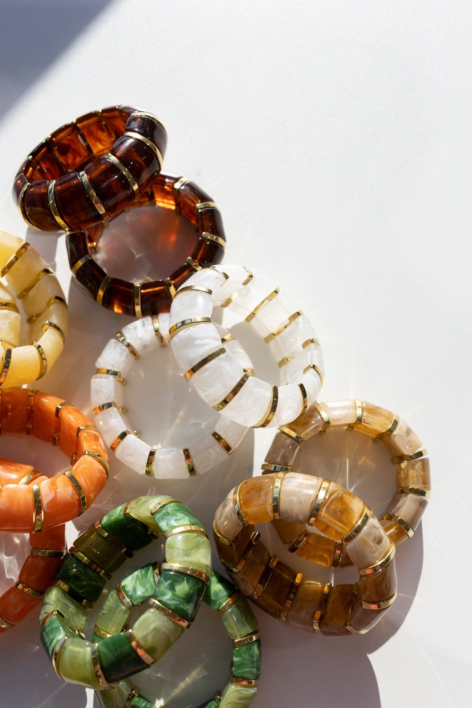 BELJOY - Wholesale Armband - Bibi Stretch Armband - Wit2