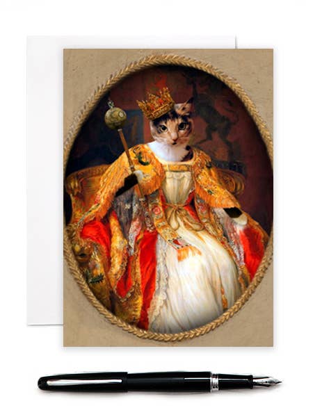 World Domination - Cat Card for wholesale by The Lonely Pixel