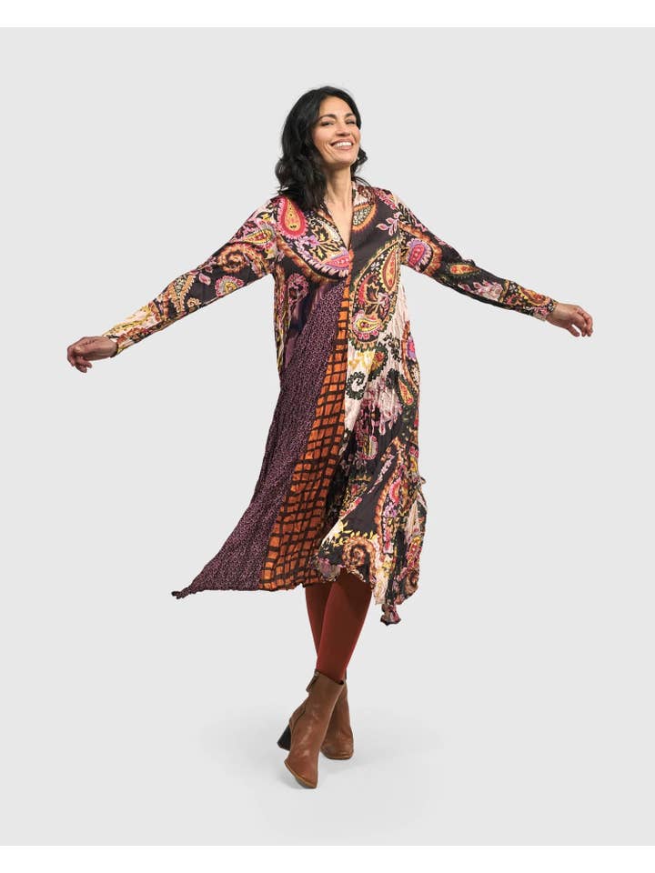 Lavinia Swing Dress, Paisley for wholesale on Faire