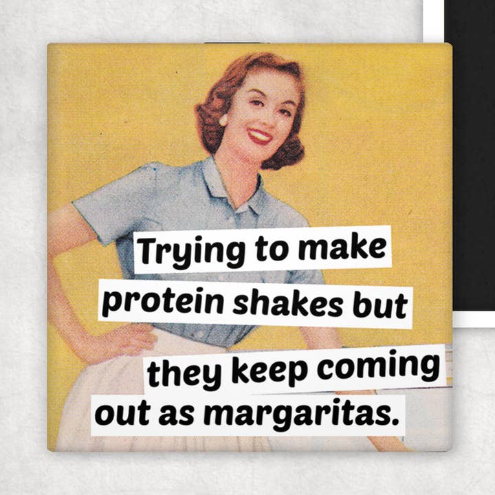 Raven's Rest Studio - Wholesale Magnet - Fridge Magnet. Trying To Make Protein Shakes But They Keep..0