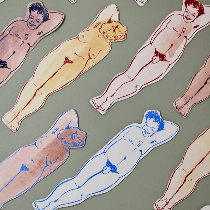 Ark Colour Design - Vente Marque-page - Marque-page Nu Détendu4