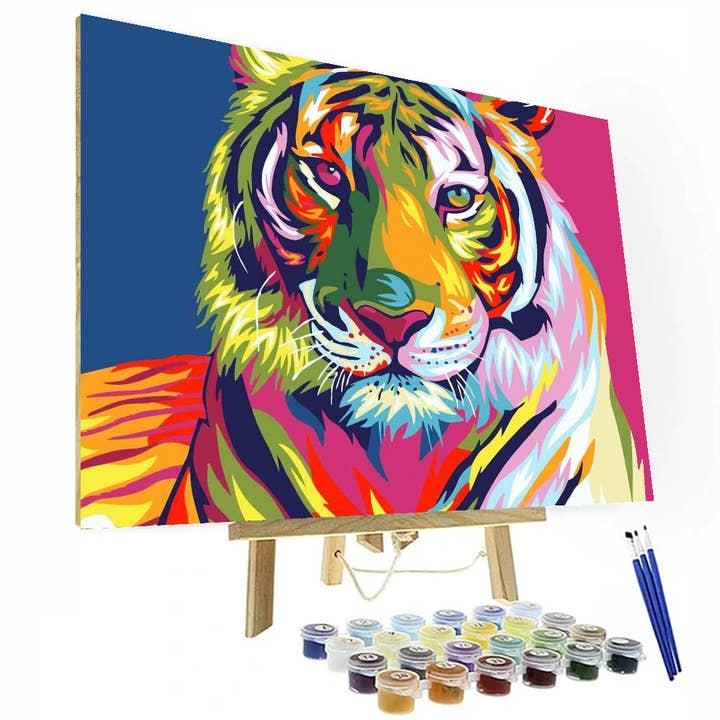 Artistry Rack - Vente Kit de bricolage - Kit de peinture Color of Courage Paint By Numbers2