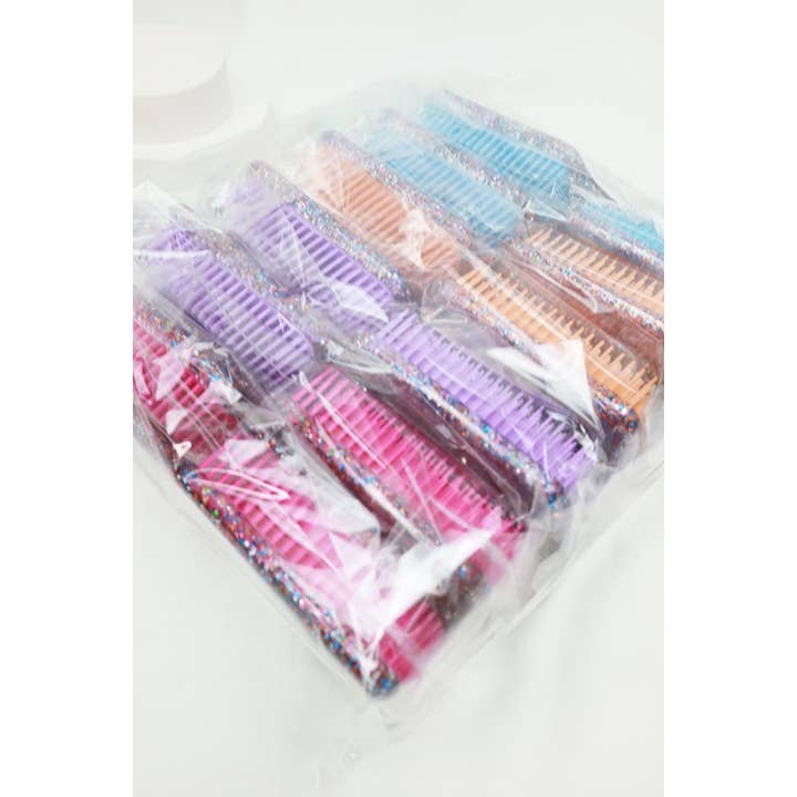 MIX COLOR Hair Comb with Mirror Set for wholesale on Faire
