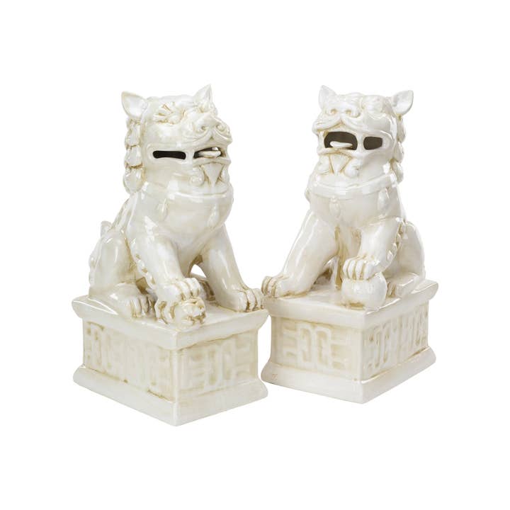 Fu Dogs Bookends, Set of 2 for wholesale by Kavana Decor by The Import Collection