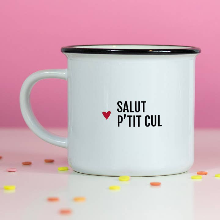 Salut Mug Little Butt/Valentine's Day for wholesale by Bibiche fait son Cirque