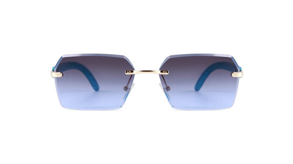 Antigone - Wholesale Sunglasses – Women's - Sam Sunglasses - Blue Brown Tort1