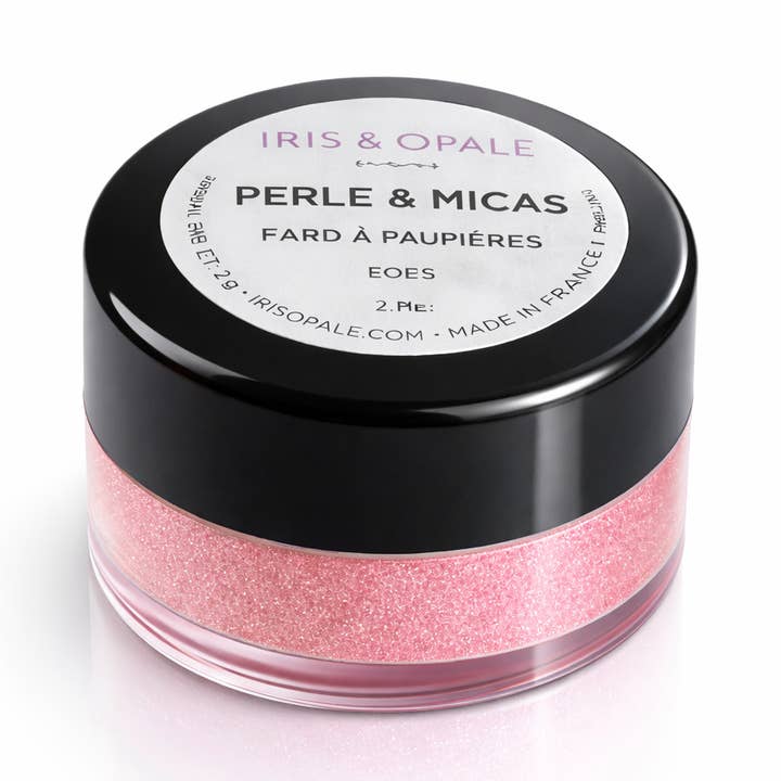"Glittery Pink" Eyeshadow Mica & Freshwater Pearl for wholesale by IRIS & OPALE Beauty
