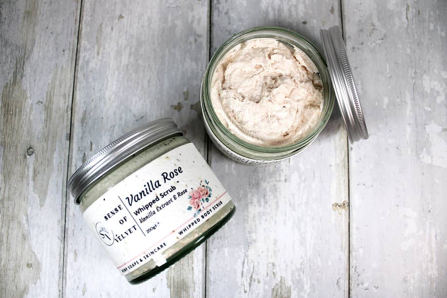 Sense of Velvet - Wholesale Body Scrub/Exfoliant - Vanilla Rose Whipped Scrub2