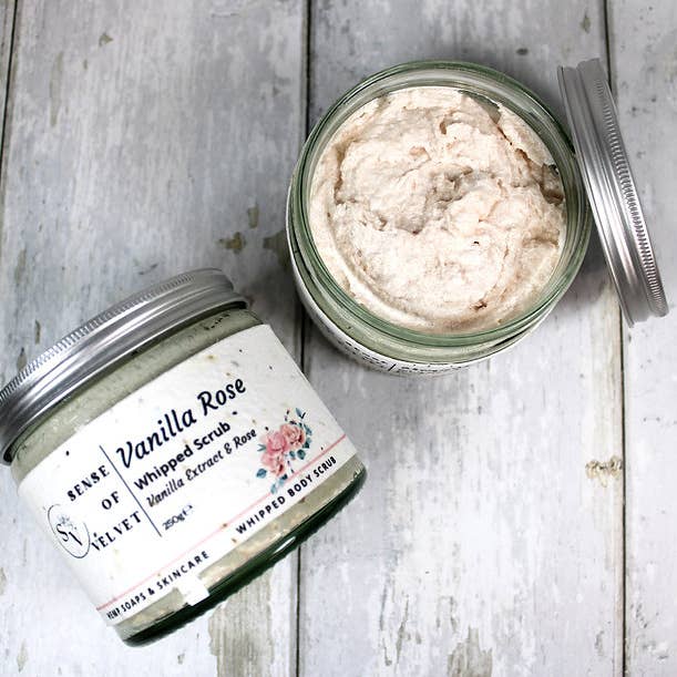 Sense of Velvet - Wholesale Body Scrub/Exfoliant - Vanilla Rose Whipped Scrub2