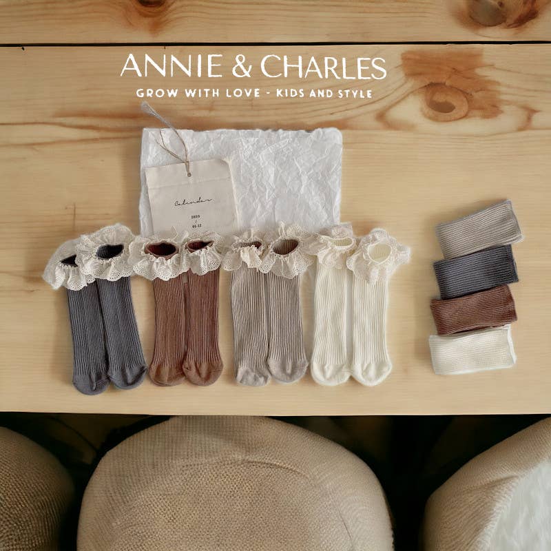 Annie & Charles - Wholesale Socks - Kids & Baby - Annie & Charles® Ruffle Socks9