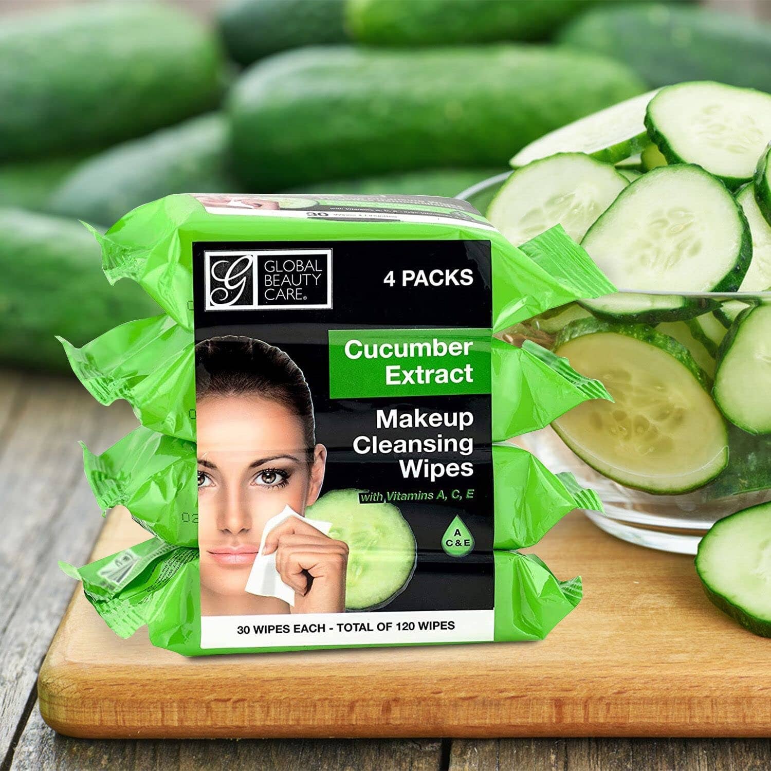 Innovarix – wholesale Face & body wipes – Global Beauty Care Makeup Cleansing Wipes - Cucumber5