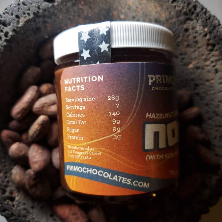 PRIMO BOTANICA CHOCOLATE - Wholesale Nut Butter - NOOTELLA SPREAD (WITH NOOTROPIC FUNGI)