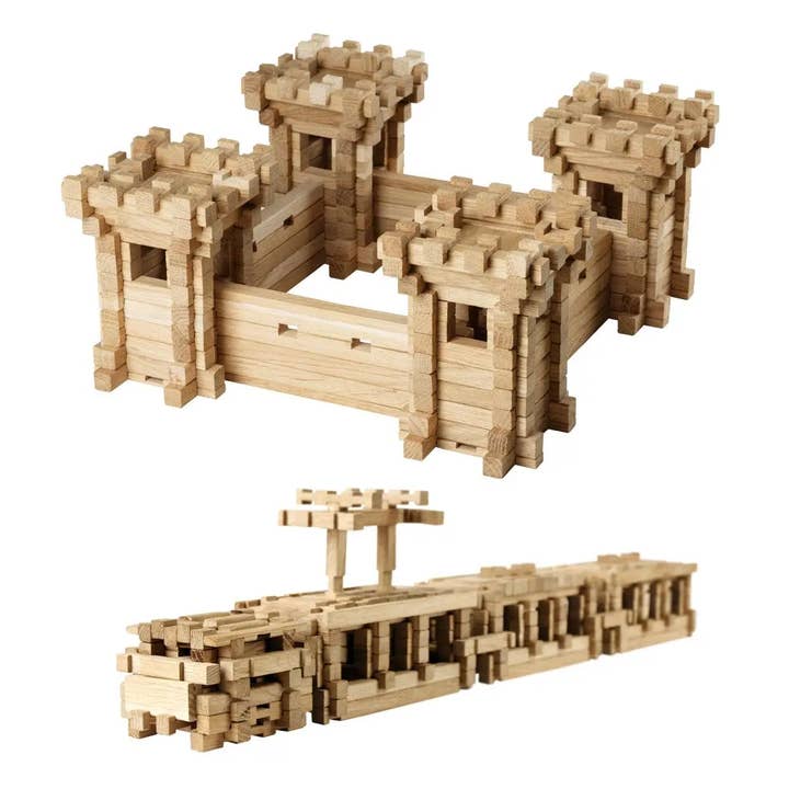 Wooden Building Set - Fortification 282 Parts for wholesale by Igroteco