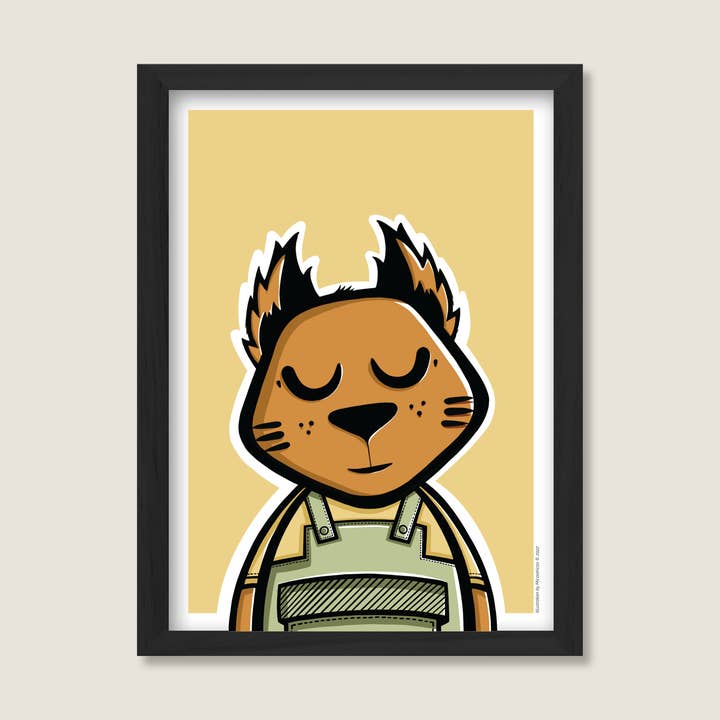 Impresión de ardilla para venta al por mayor de Micastricas