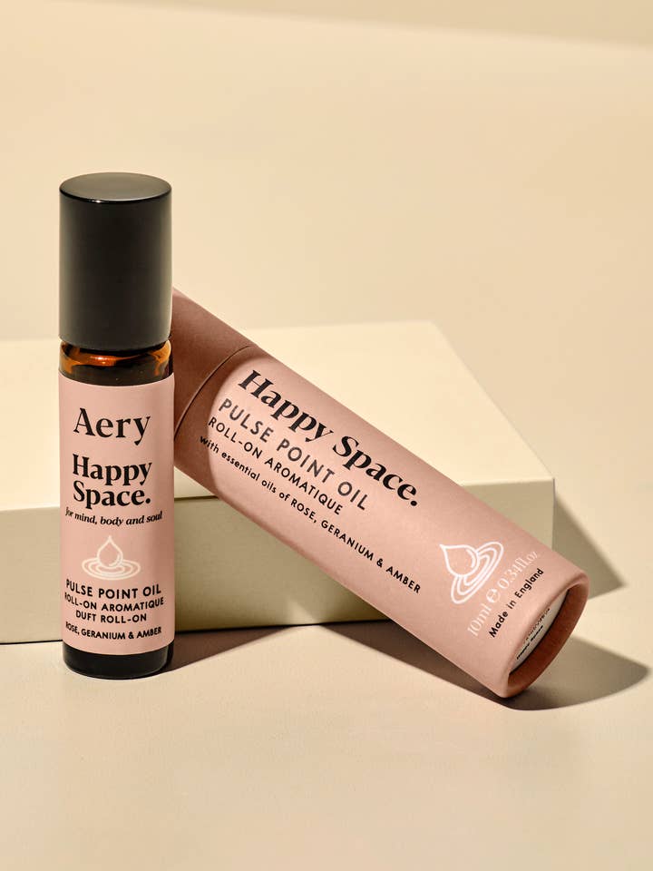 Happy Space Pulse Point Roll On for wholesale by Aery Living