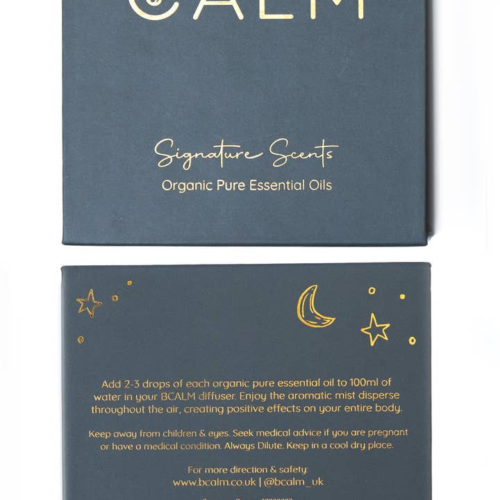 B Calm Ltd – wholesale Essential oil – Breathe Calm – Blend Your Own Gift Box Set (3 × 5ml)3