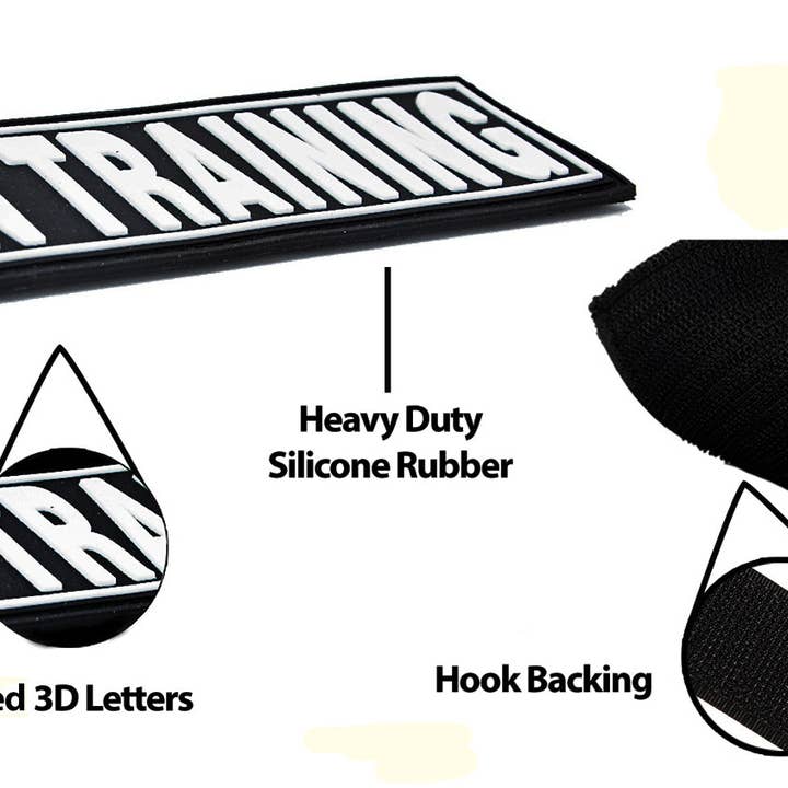 Dogline – wholesale Sele - Hund – Dogline 3D gummi avtagbara plåster för hund sele3