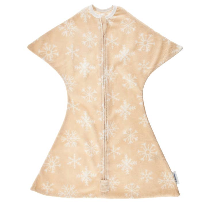 Snowflakes Zipadee-Zip Swaddle Transition - Fleece for wholesale by Blooming Baby
