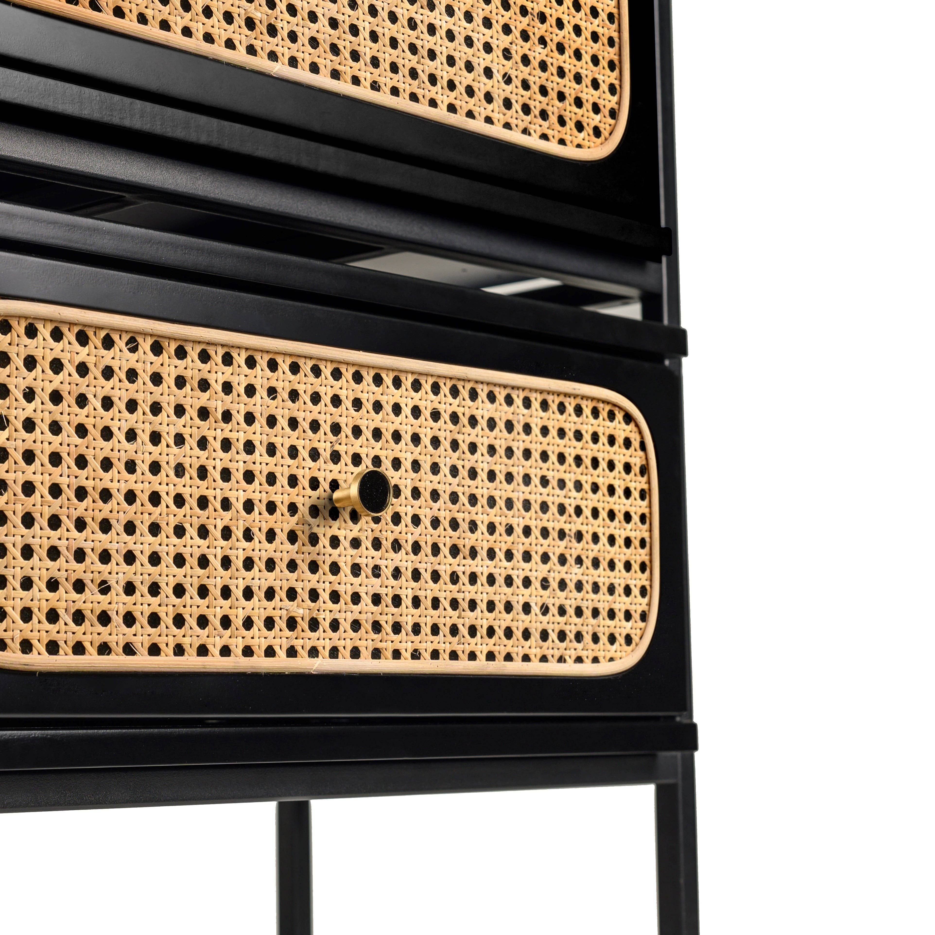 Emma's Bedroom - Wholesale Bedroom furniture - Tammy (Rattan) Bedside Table4