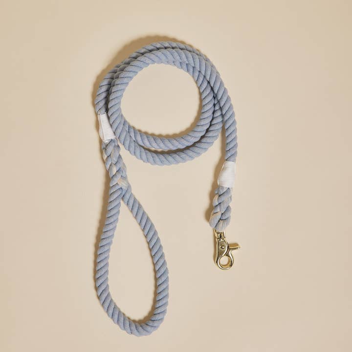 Rope Leash - Sky Blue for wholesale by My Dear Bongo
