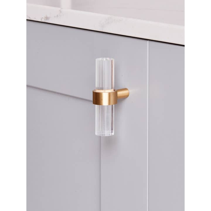 LuxHoldups - Wholesale Knob/Pull - Lucite Drawer Toggle Straight Post - Cabinet Handles & Knobs3