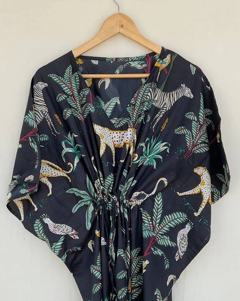 bhavnas boutique – wholesale Kaftan – Women's – Beautiful Cotton kaftan Indian Long Kaftan Dress1