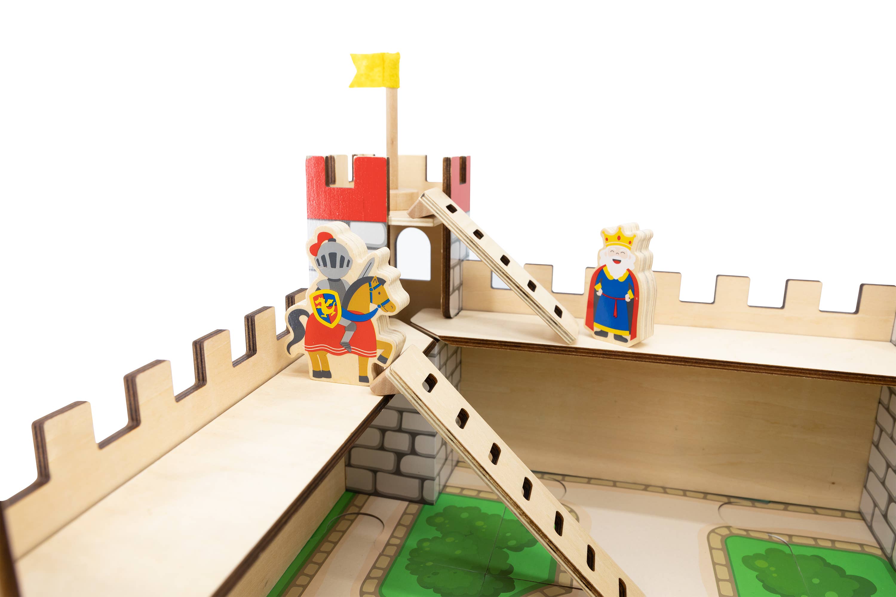Trade Toys Limited - Venta al por mayor Juguete de madera - Niños - Set de juego Viga Wooden Castle3