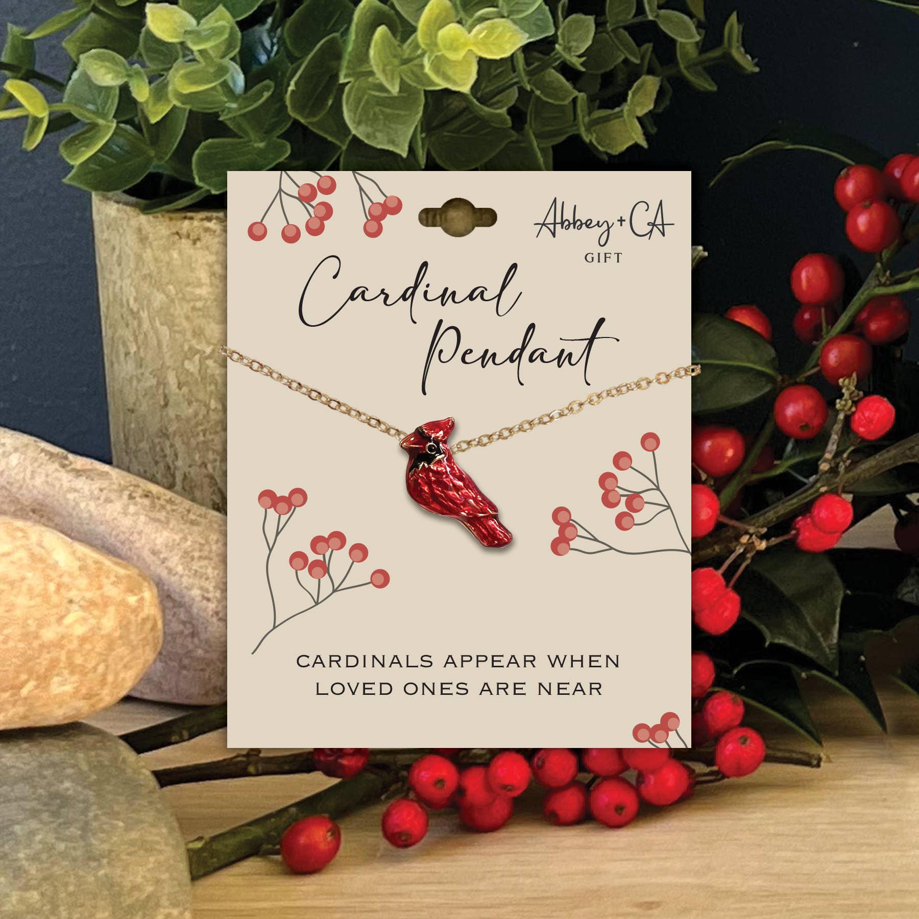 Abbey + CA Gift - Venta al por mayor Collares con colgantes/abalorios - Colgante Cardinal0