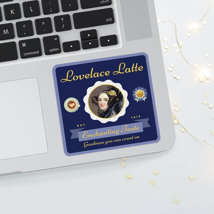 Ada Lovelace Sticker, Women in Science for wholesale by Science & Snark