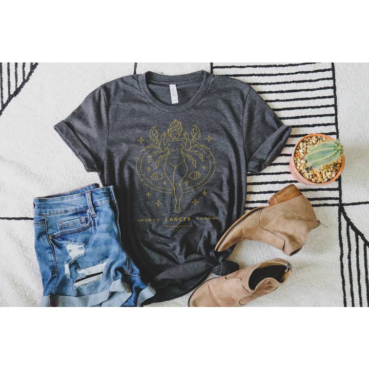 Cancer Sign T-Shirt for wholesale by KM Clothing