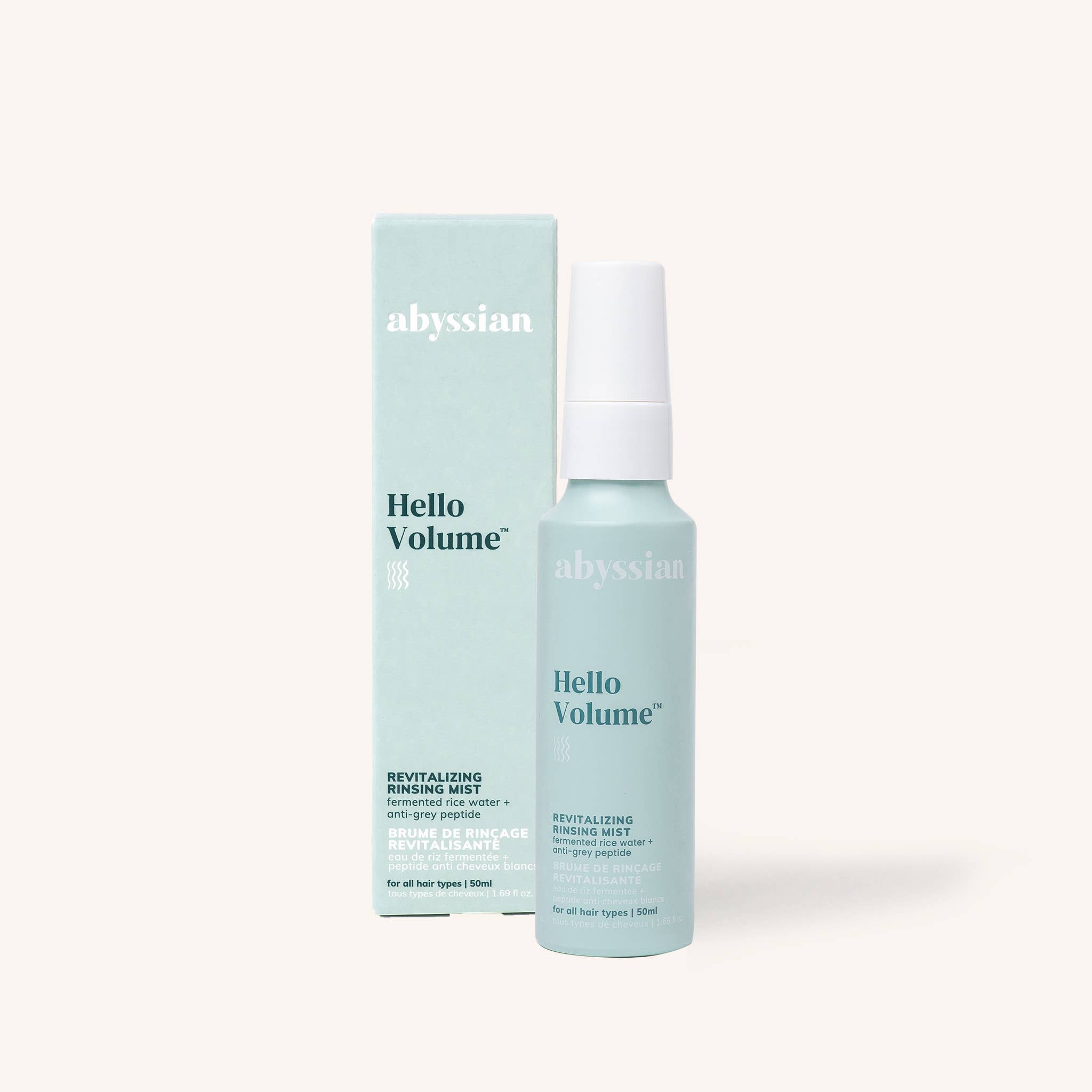 Abyssian - Wholesale Hair Spray - Revitalizing Rinsing Mist - Less Grey Hair and Healthy scalp