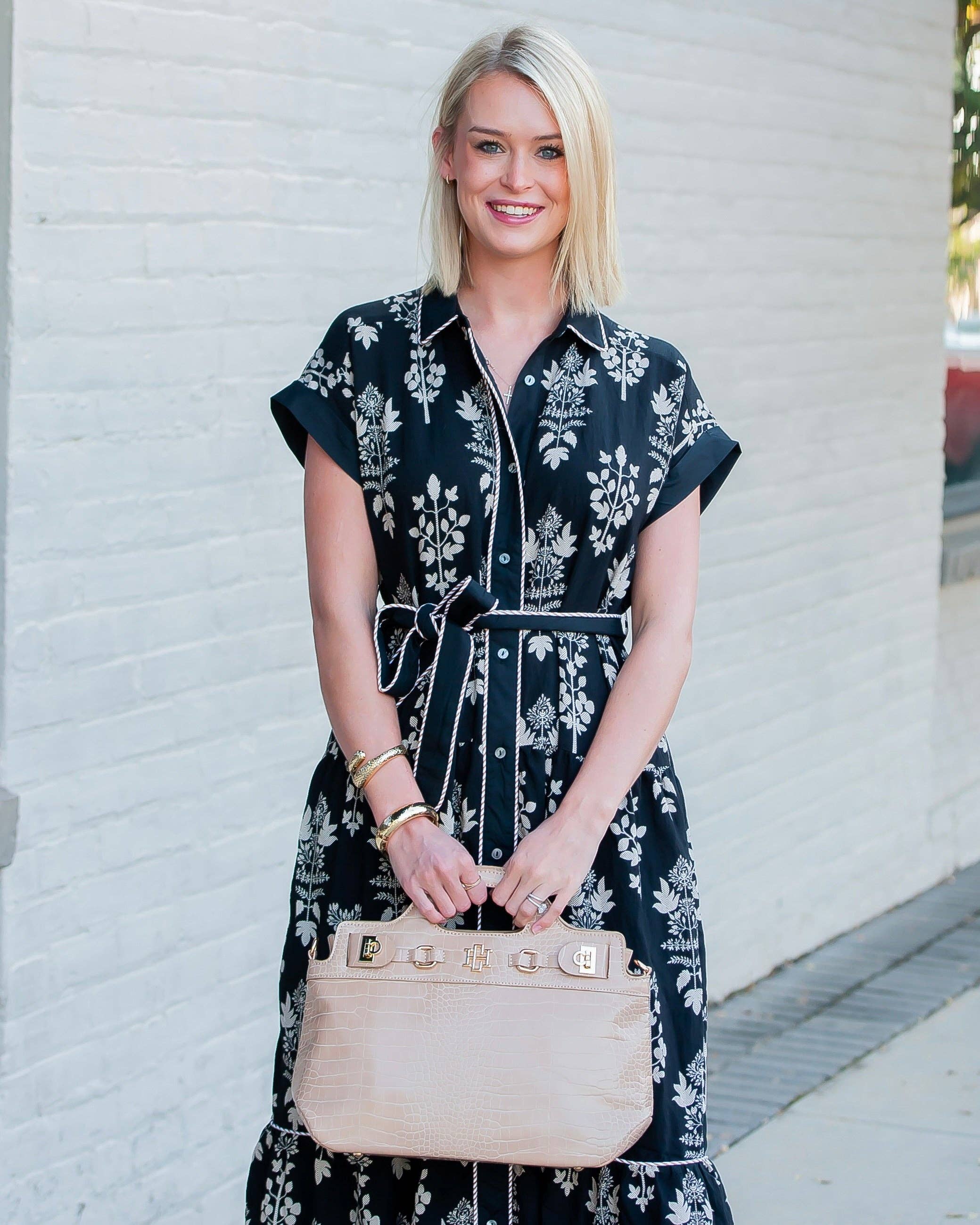 Caroline Hill - Vente Sac à main avec poignée sur le dessus – femme - Savannah Sac à Main Latte EC3