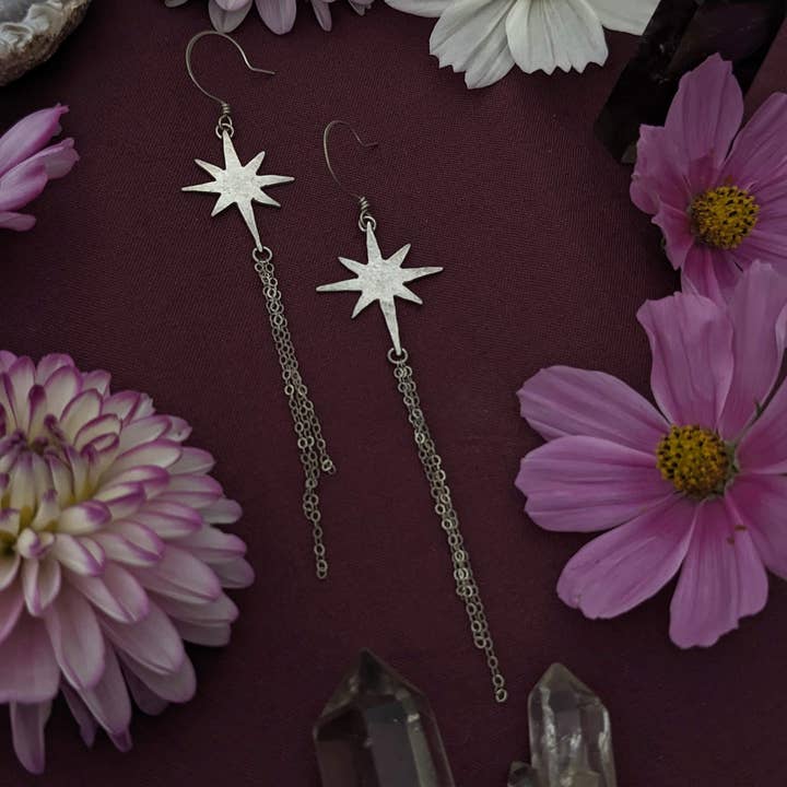 Étoile polaire en argent avec pendentifs pour la vente par Western Dawn Art