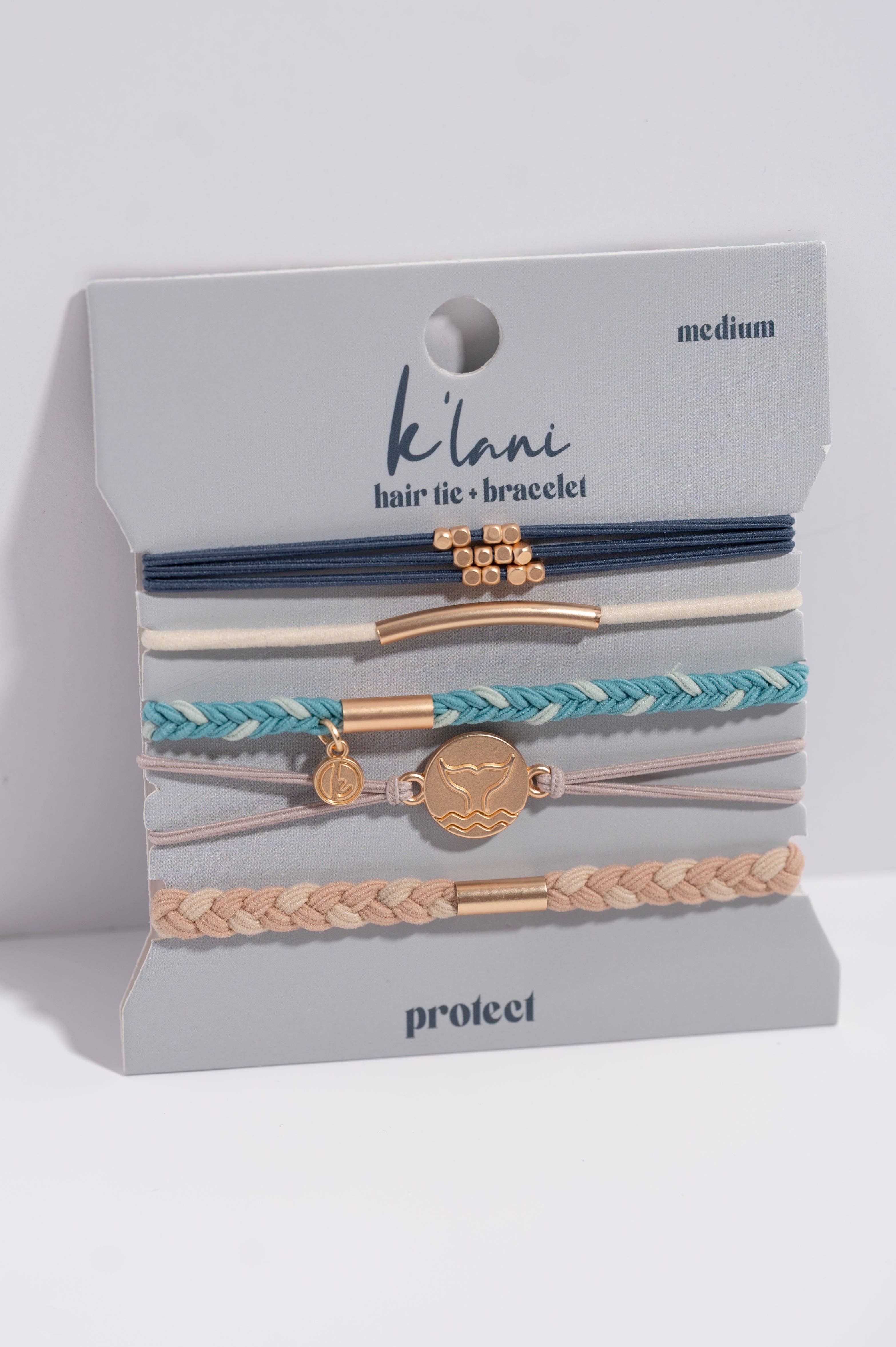 K'lani hair tie bracelets - Wholesale Jewelry Set - Protect4