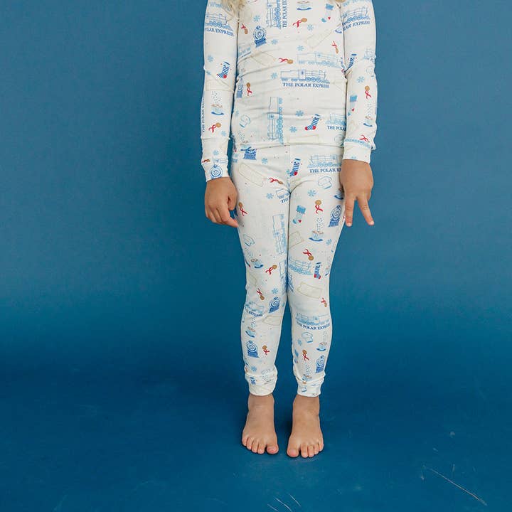Copper Pearl - Wholesale Sleepwear Set - Kids - 2pc Long Sleeve Pajama Set - The Polar Express5
