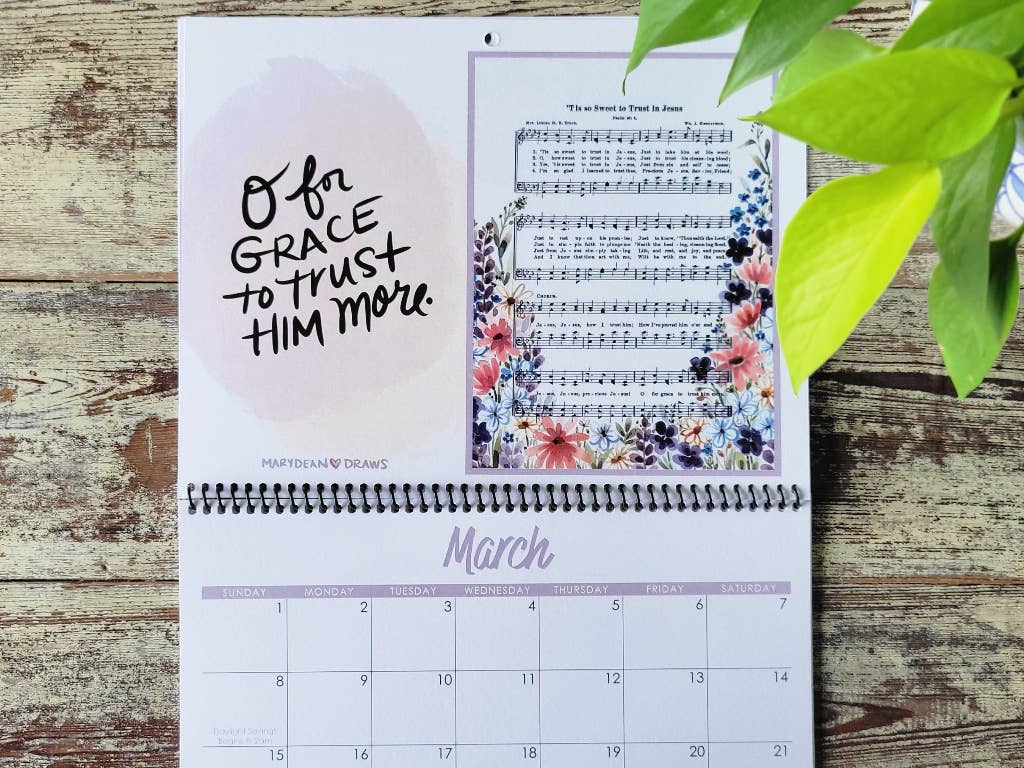 Marydean Draws – wholesale Kalender – 2026 Psalmkalender: Ett år av lovsång och uppmuntran3