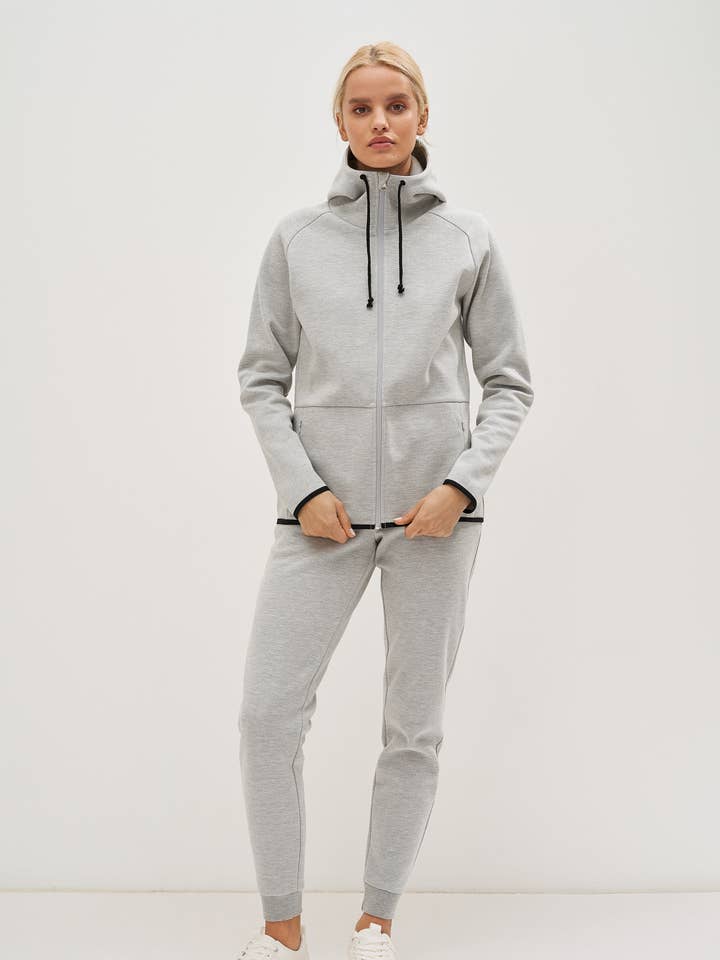 Pantalon de jogging pour femmes en coton, coupe régulière pour la vente par linenease