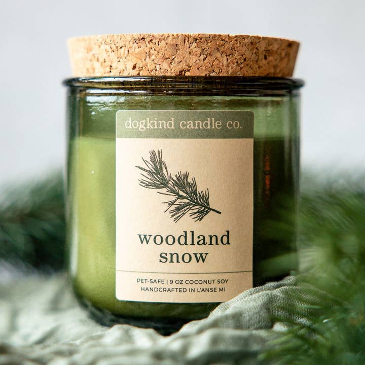 Woodland Snow for wholesale by Dogkind Candle Co