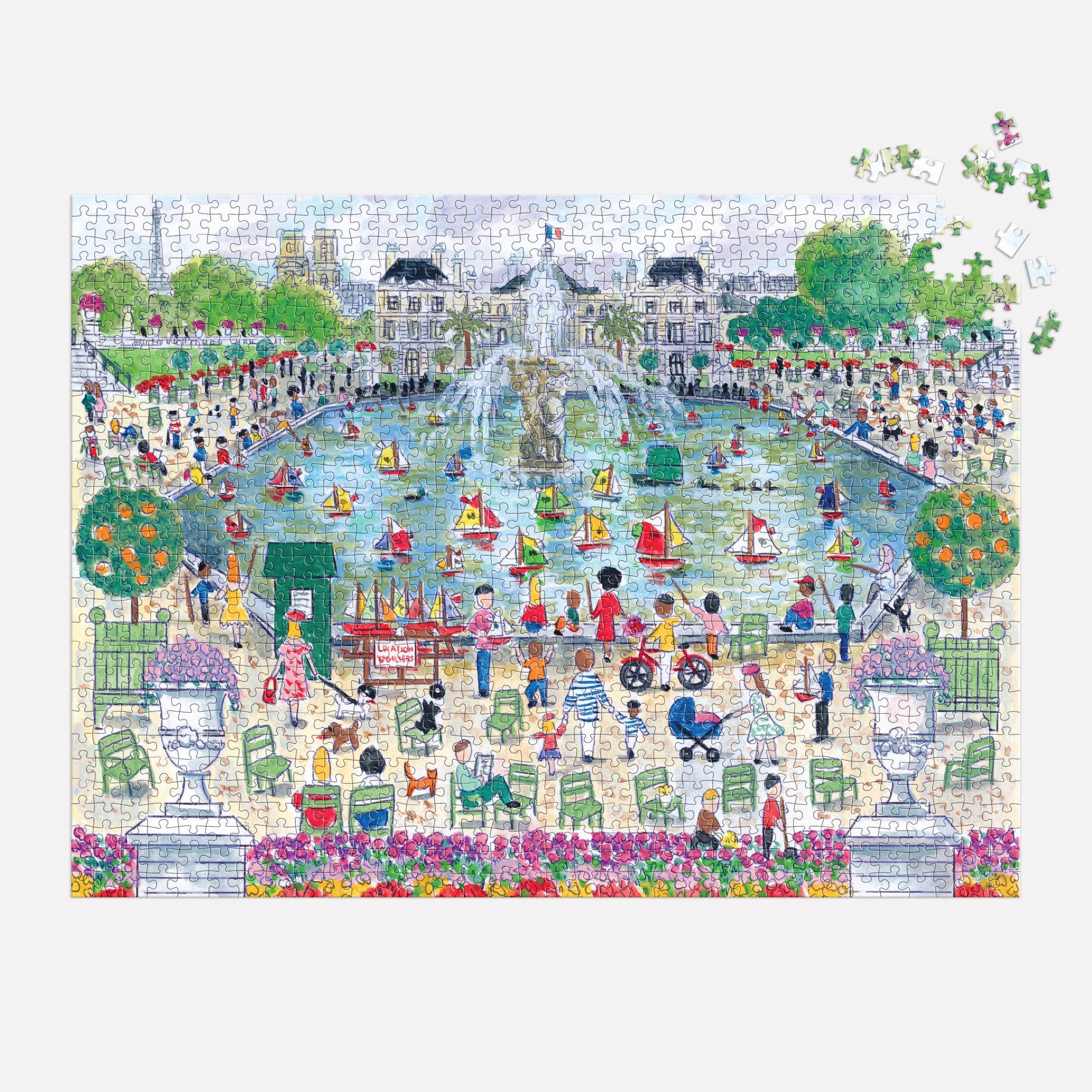 Chronicle Books - Wholesale Puzzle - Adult - Michael Storrings Springtime in Paris 1000 Piece Puzzle1