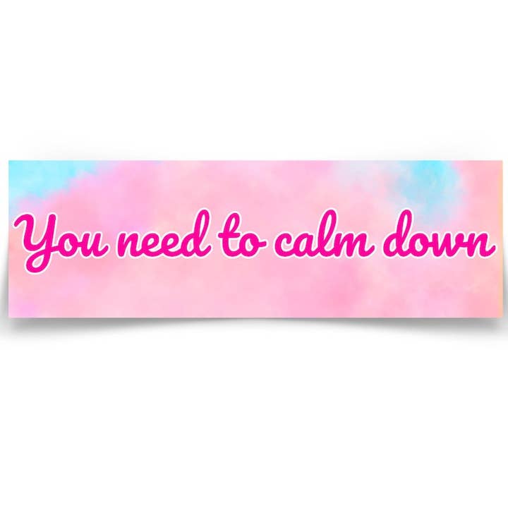 Du skal slappe af Taylor Lover Vinyl Bumper Sticker for engroshandel hos Philly Frogs