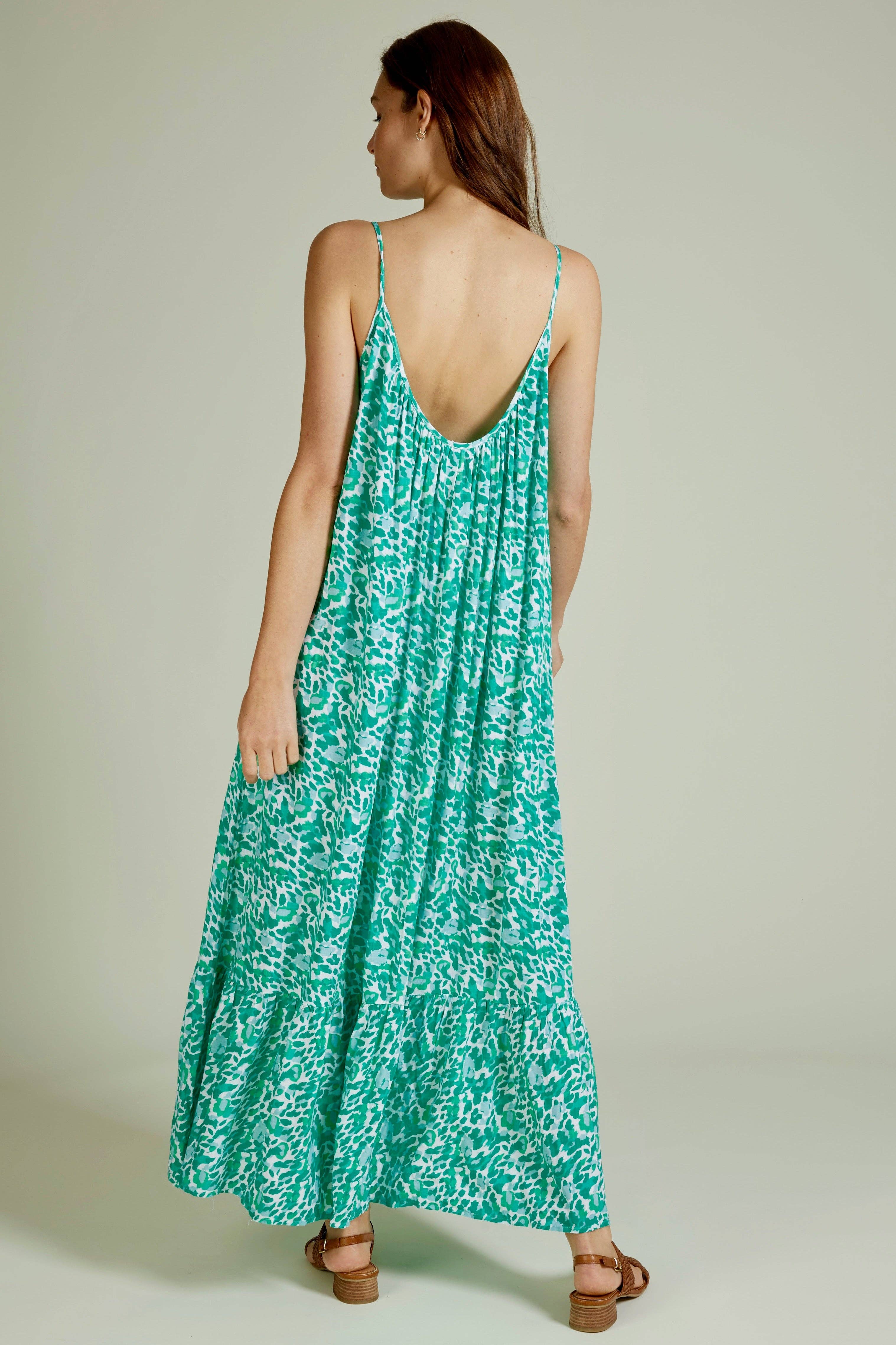 Andy & Lucy - Wholesale Dress - Women's - SWING - Long floral print resort dress3