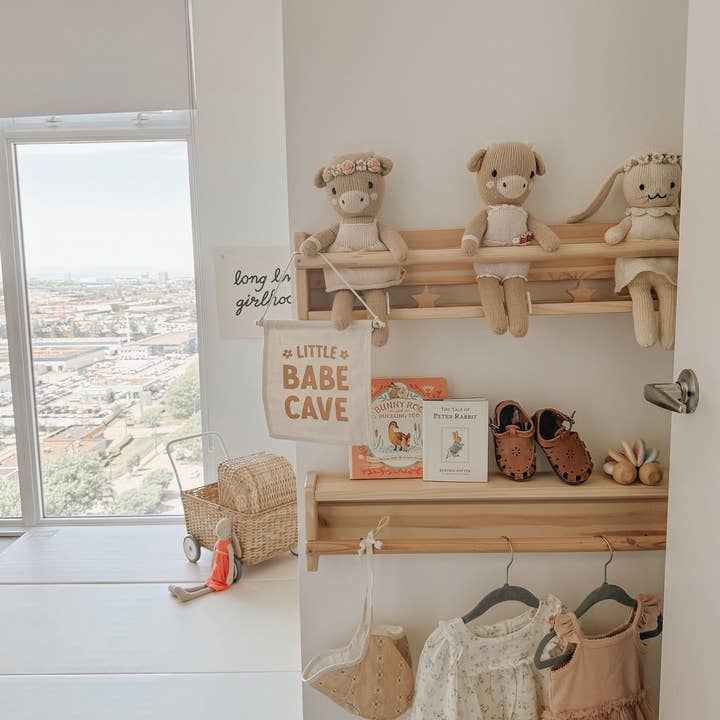 Cherrypick - Wholesale Sign - Little Babe Cave Canvas Hang Sign - Girls Canvas Decor