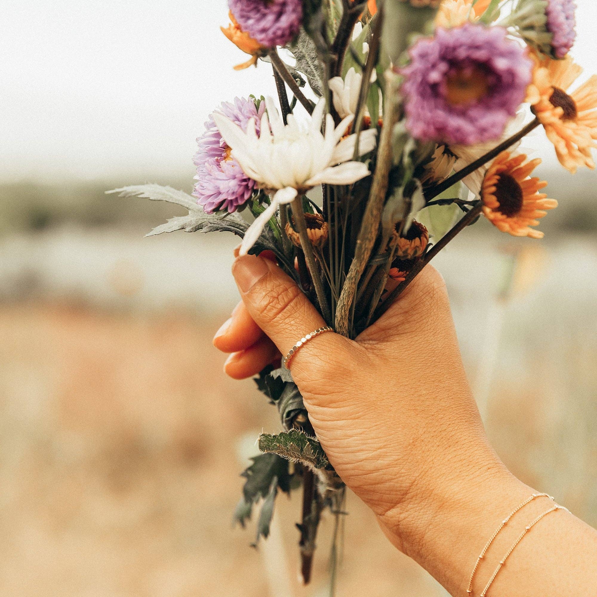 Made By Mary - Vendita all'ingrosso Anello midi/a fascia - Anello papavero10